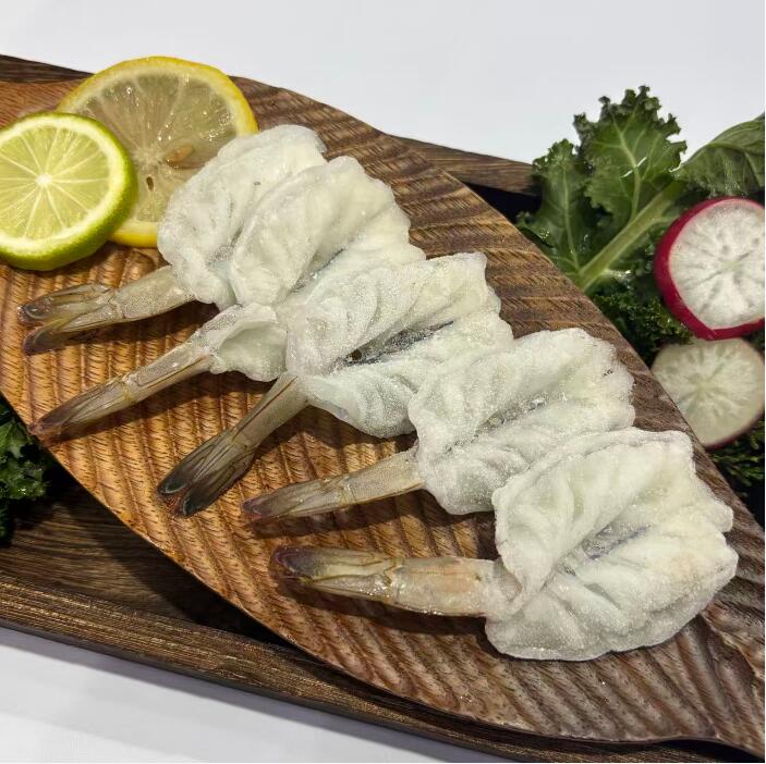 Crevettes papillon Vannamei crues congelées PDTO - Yung Yong